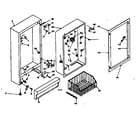Kenmore 106627122 cabinet parts diagram