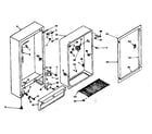 Kenmore 106627202 cabinet parts diagram