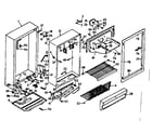 Kenmore 106627300 cabinet parts diagram