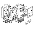 Kenmore 106627444 cabinet parts diagram