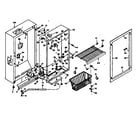 Kenmore 106627622 cabinet parts diagram