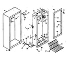 Kenmore 106628120 cabinet parts diagram