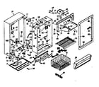 Kenmore 106628150 cabinet parts diagram