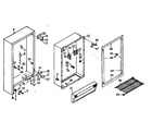 Kenmore 106628200 cabinet parts diagram