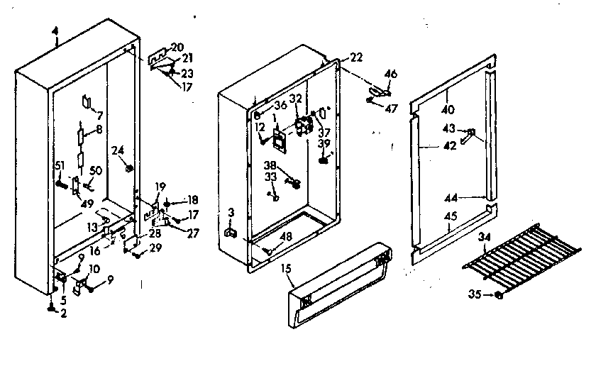 Cabinet parts