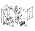 Kenmore 106628220 cabinet parts diagram