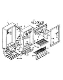 Freezer cabinet parts