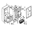 Kenmore 106628420 cabinet parts diagram