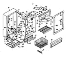 Kenmore 106628440 cabinet parts diagram
