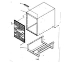 Kenmore 106637110 cabinet parts diagram
