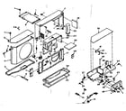 Kenmore 10667131 air flow parts diagram
