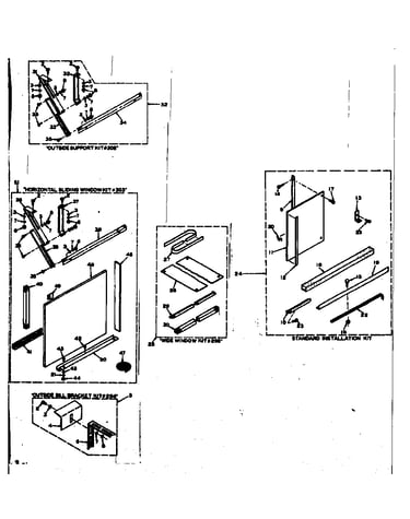 Accessory kit parts