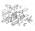 Kenmore 10667290 air flow parts diagram
