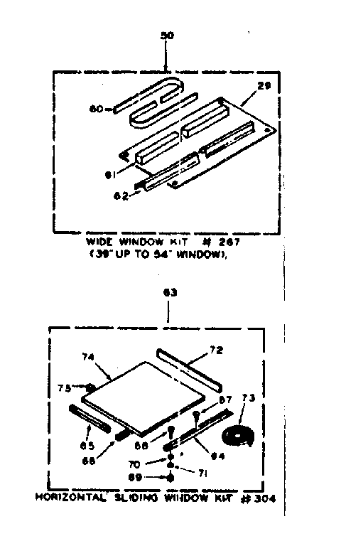 Accessory kit parts