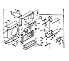 Kenmore 10667650 air flow parts diagram