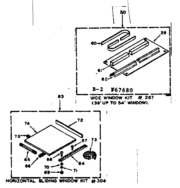 Accessory kit parts