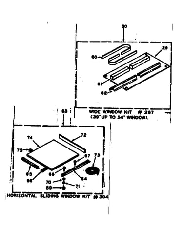 Accessory kit parts