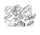 Kenmore 10667830 air flow parts diagram