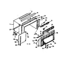 Kenmore 10668120 cabinet parts diagram