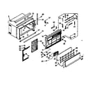 Kenmore 10668130 cabinet parts diagram