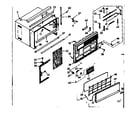 Kenmore 10668140 cabinet parts diagram