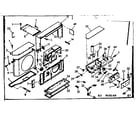 Kenmore 10668140 air flow parts diagram