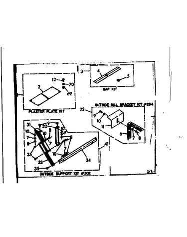Accessory kit parts