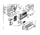 Kenmore 10668150 cabinet parts diagram
