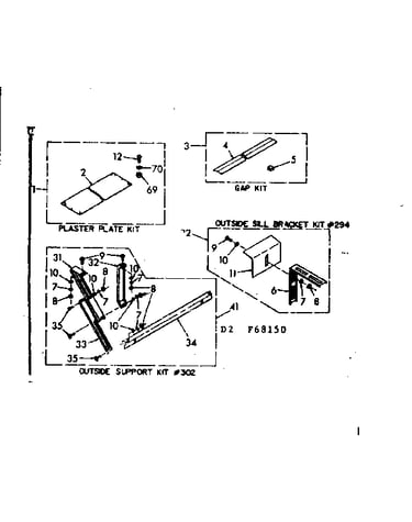 Accessory kit parts