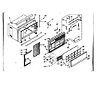 Kenmore 10668170 cabinet parts diagram