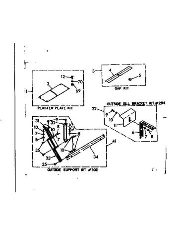 Accessory kit parts