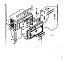 Kenmore 10668600 cabinet parts diagram