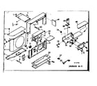 Kenmore 10668600 air flow parts diagram