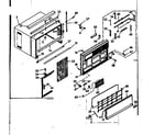 Kenmore 10668700 cabinet parts diagram