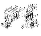 Kenmore 10668900 cabinet parts diagram
