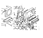 Kenmore 10668900 air flow parts diagram