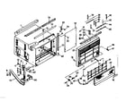 Kenmore 10668910 cabinet parts diagram