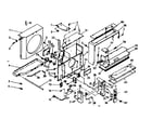 Kenmore 10668920 air flow parts diagram