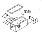 Kenmore 198617600 cabinet parts diagram