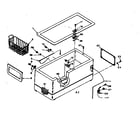 Kenmore 198617210 freezer cabinet parts diagram
