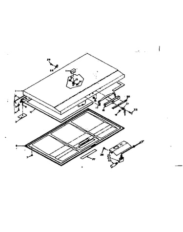 Freezer door parts