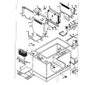 Kenmore 198617460 freezer cabinet parts diagram