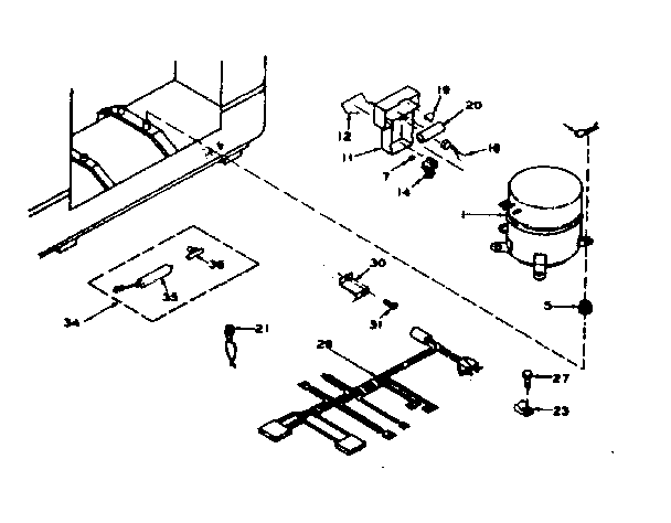Freezer unit parts
