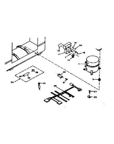 Freezer unit parts