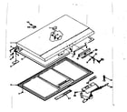 Kenmore 198617460 freezer door parts diagram