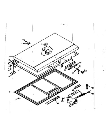 Freezer door parts