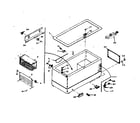 Kenmore 198617540 cabinet parts diagram