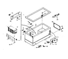 Kenmore 198617550 cabinet parts diagram