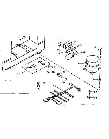 Freezer unit parts