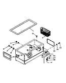 Freezer cabinet parts